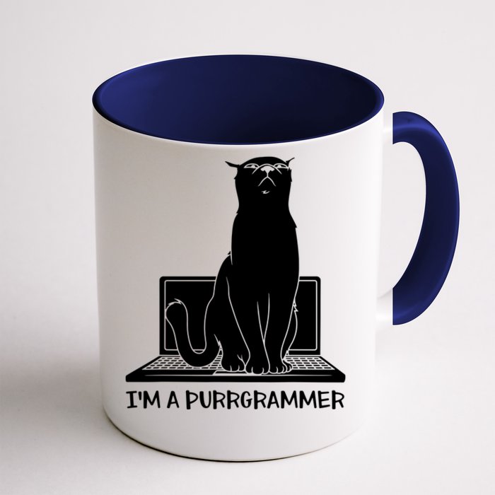 Programming Developer Coding Cat Programmer Front & Back Coffee Mug