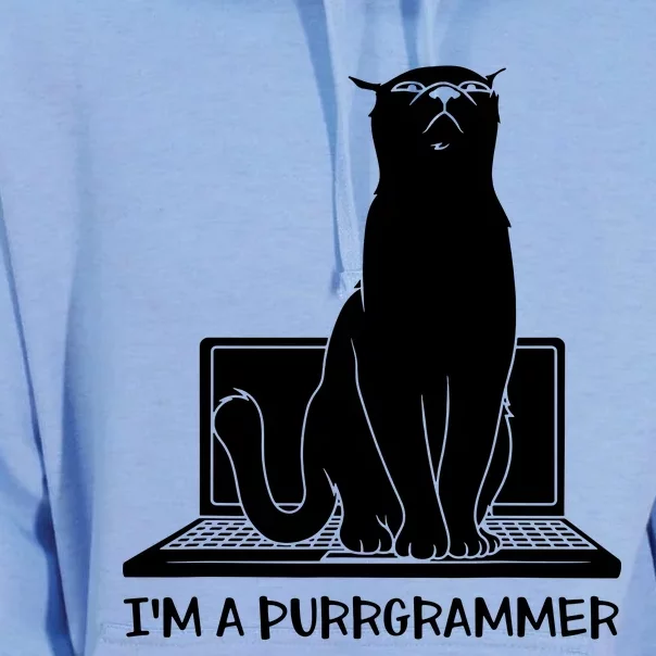 Programming Developer Coding Cat Programmer Unisex Surf Hoodie