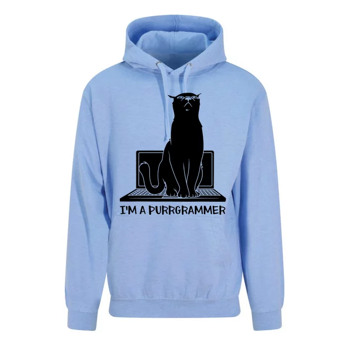 Programming Developer Coding Cat Programmer Unisex Surf Hoodie