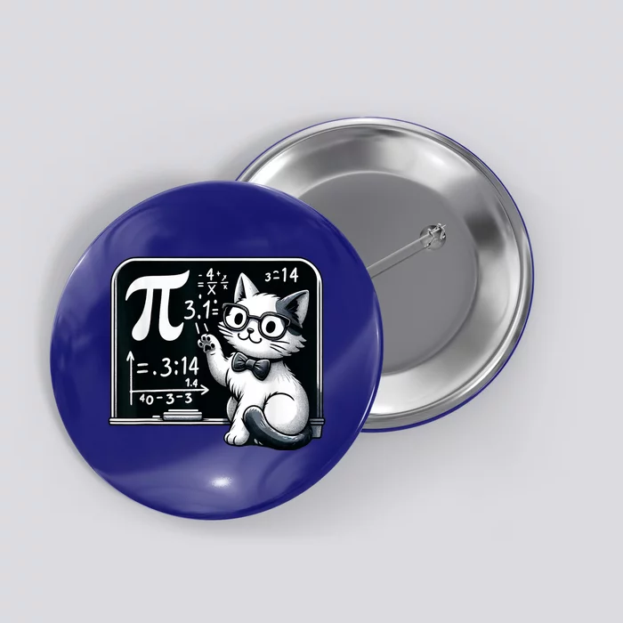 Pi Day Cat Button