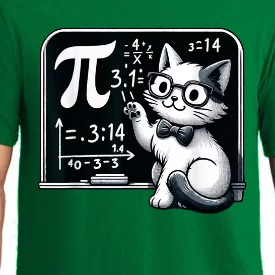 Pi Day Cat Pajama Set