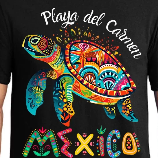 Playa Del Car Mexico Playa Souvenir Pajama Set