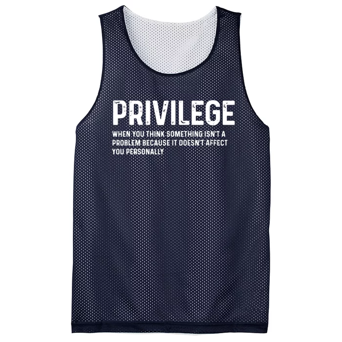 Privilege Definition Civil Rights Equality Mesh Reversible Basketball Jersey Tank