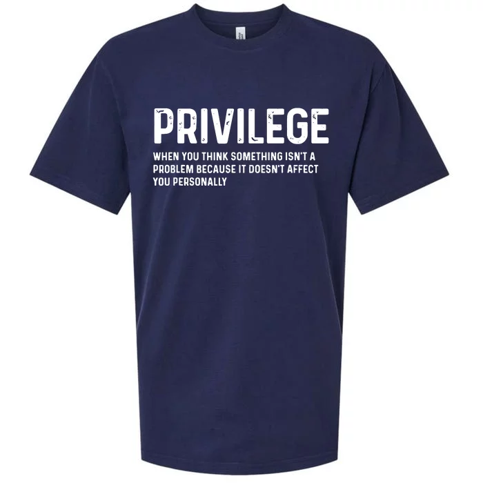 Privilege Definition Civil Rights Equality Sueded Cloud Jersey T-Shirt