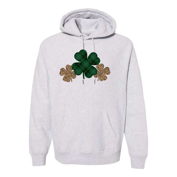 Patrick's Day Clover Blessed And Lucky Premium Hoodie