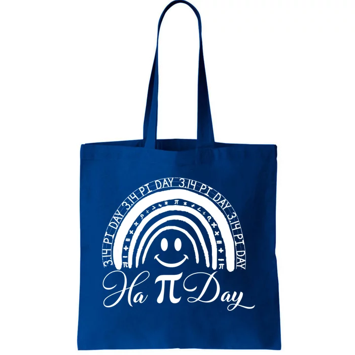 Pi Day Cute Funny Smile Teacher Happy Pi Day Rainbow Cool Gift Tote Bag