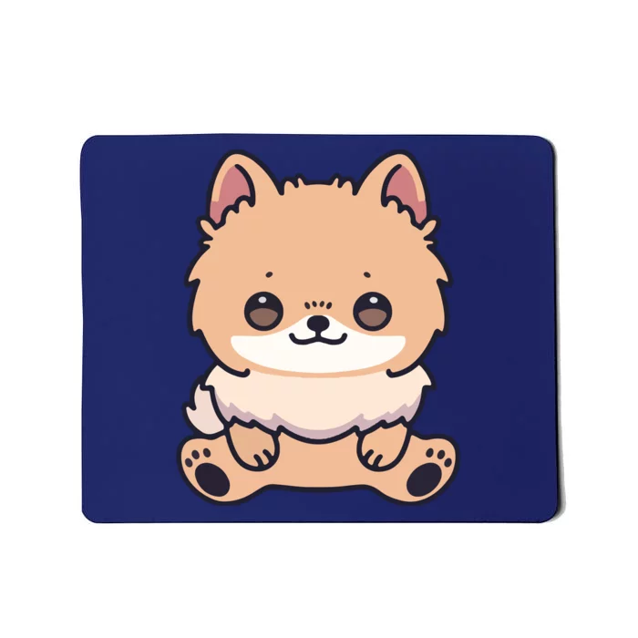 Pomeranian Dog Cute Owner Puppy Mousepad