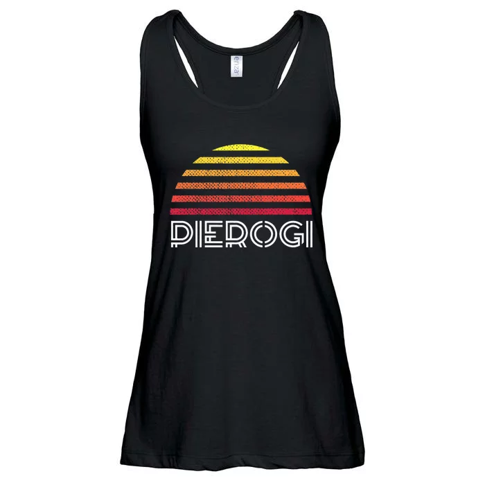 Polish Dyngus Day American Pierogi Sunset Ladies Essential Flowy Tank