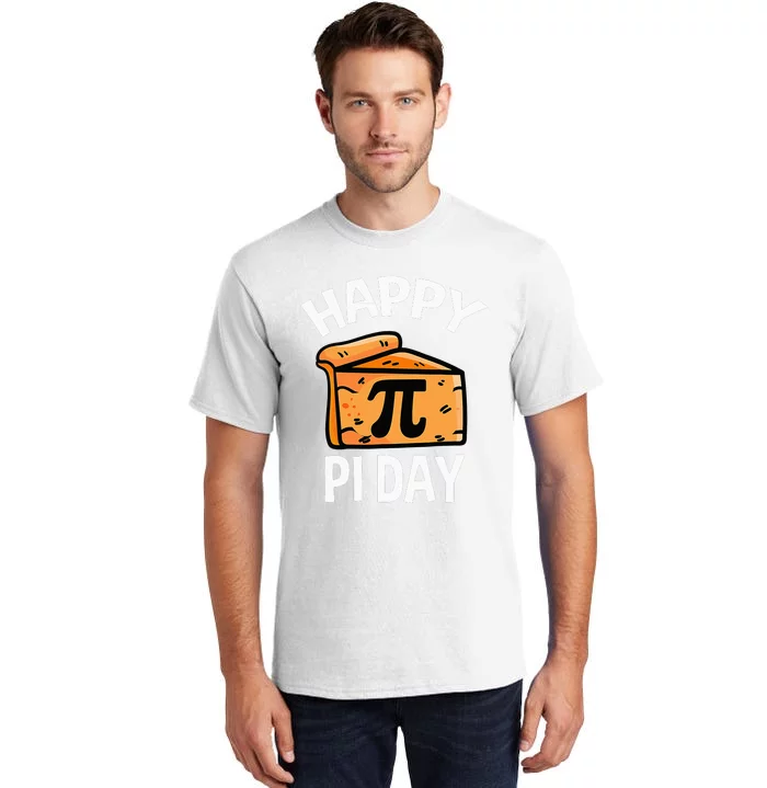 Pi Day Digits of Pi Rainbow 3.14 Math Teacher Tall T-Shirt