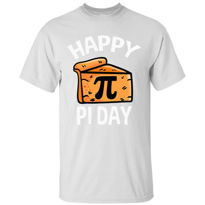 Pi Day Digits of Pi Rainbow 3.14 Math Teacher Tall T-Shirt