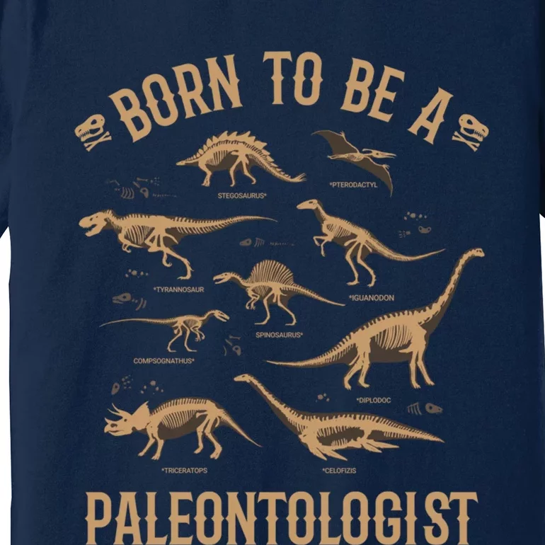 Paleontology Dino Dinosaurs Lover Paleontologist Gifts Premium T-Shirt