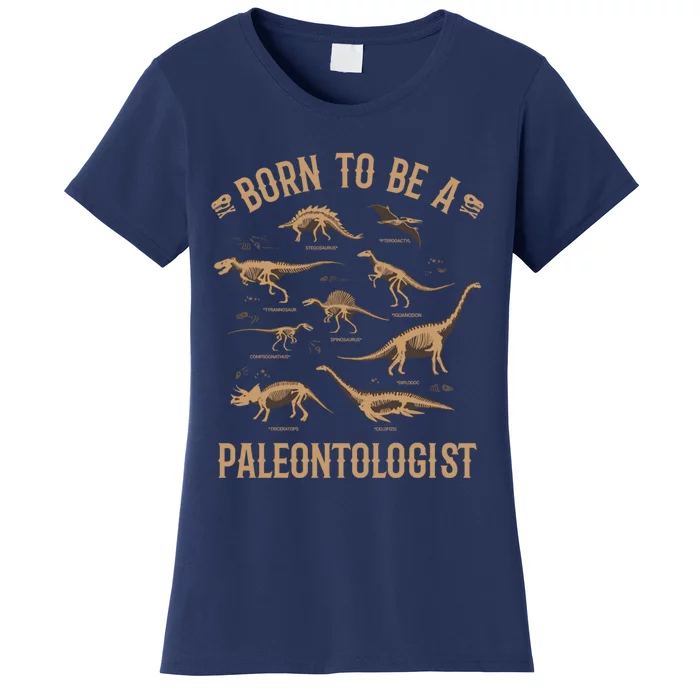 Paleontology Dino Dinosaurs Lover Paleontologist Gifts Women's T-Shirt