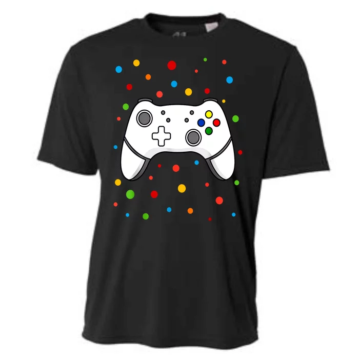 Polka Dots Dotted Gaming Dot Day Funny Gift Cooling Performance Crew T-Shirt