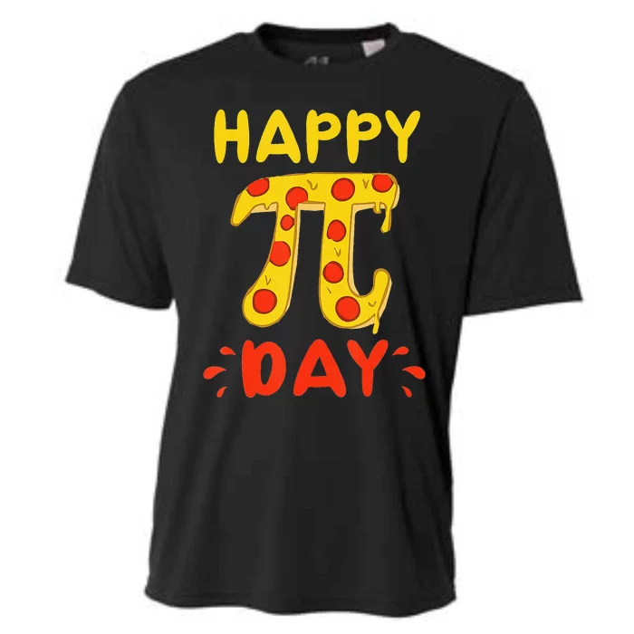 Pi Day Digits of Pi Rainbow 3.14 Math Teacher Cooling Performance Crew T-Shirt