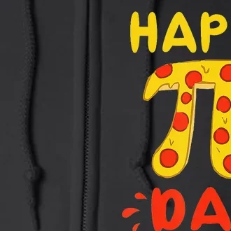 Pi Day Digits of Pi Rainbow 3.14 Math Teacher Full Zip Hoodie