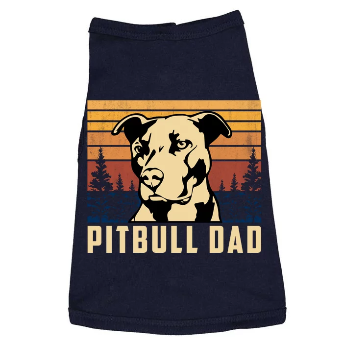 Pitbull Dad Dog Lovers Pitbull Father Vintage Gifts Doggie Tank