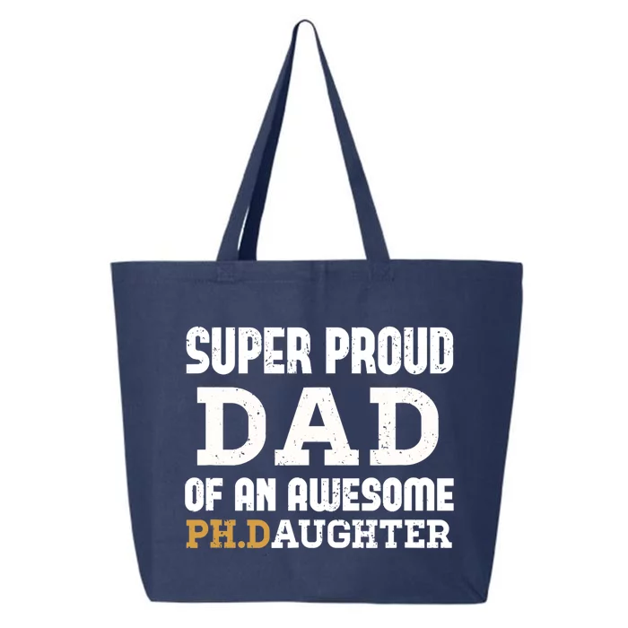 PhD Dad - Doctoral Dad Outfit Doctorate Graduate Dad Gift 25L Jumbo Tote