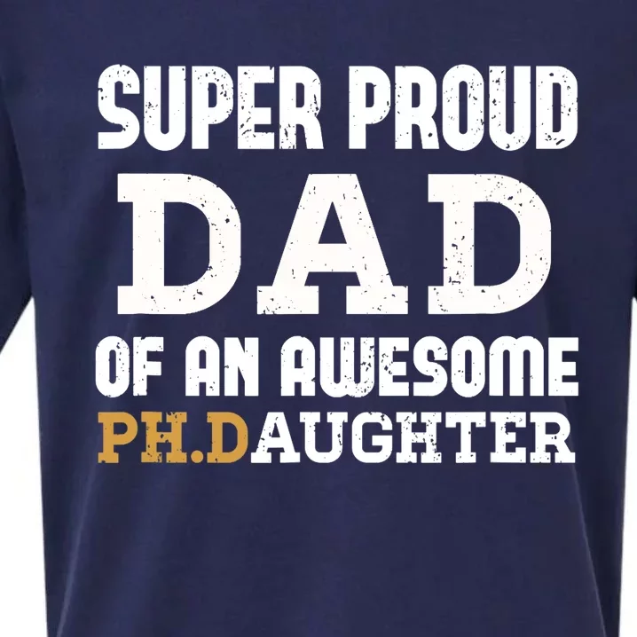 PhD Dad - Doctoral Dad Outfit Doctorate Graduate Dad Gift Sueded Cloud Jersey T-Shirt