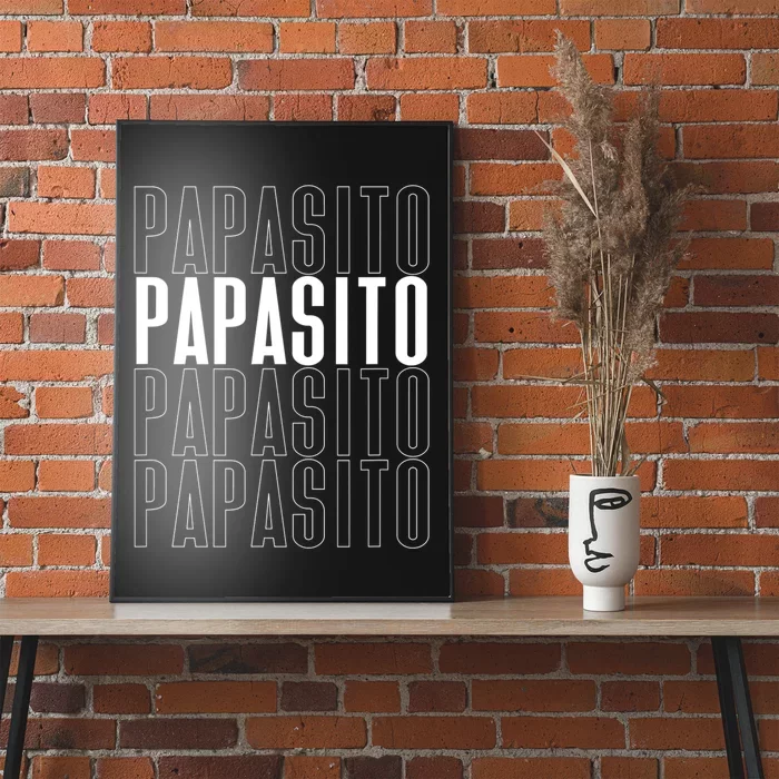 Papasito Dia De Los Padres Thank You Style Typography Poster