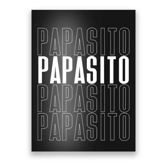 Papasito Dia De Los Padres Thank You Style Typography Poster