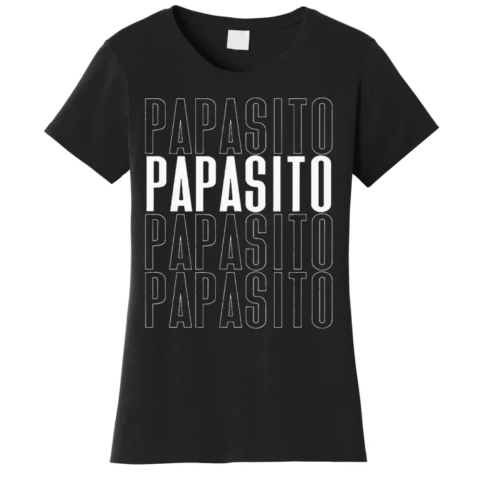 Papasito Dia de Los Padres thank you style typography Women's T-Shirt