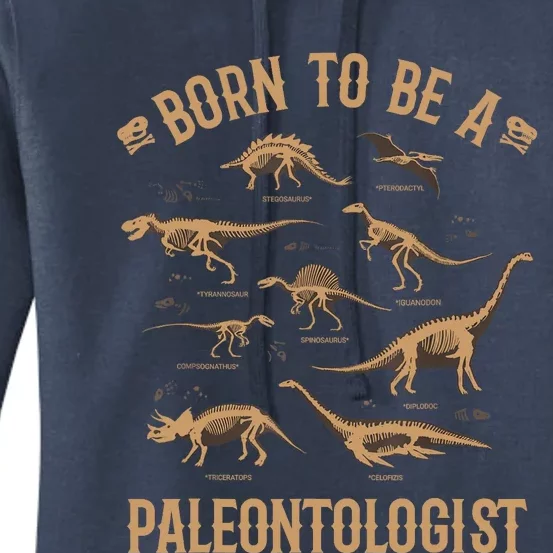 Paleontology Dino Dinosaurs Lover Paleontologist Gifts Women's Pullover Hoodie