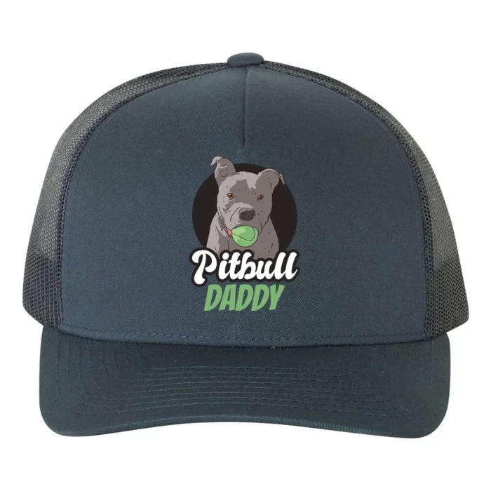 Pitbull Dog Dad For Fathersday Ll Father Gift Yupoong Adult 5-Panel Trucker Hat