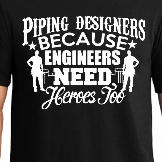 Piping Designers Designing Pipes Funny Cool Gift Job Worker Pajama Set