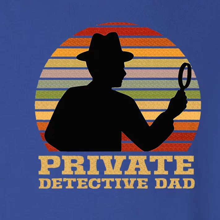 Private Detective Dad Spy Investigation Investigator Spying Toddler Long Sleeve Shirt