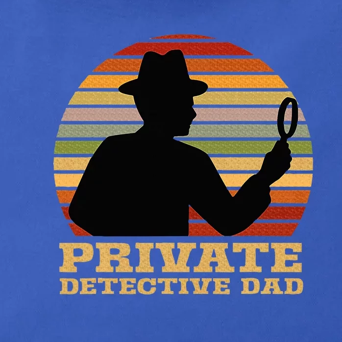 Private Detective Dad Spy Investigation Investigator Spying Zip Tote Bag