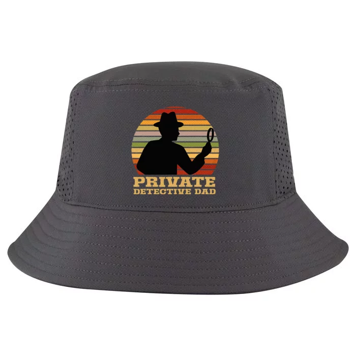 Private Detective Dad Spy Investigation Investigator Spying Cool Comfort Performance Bucket Hat