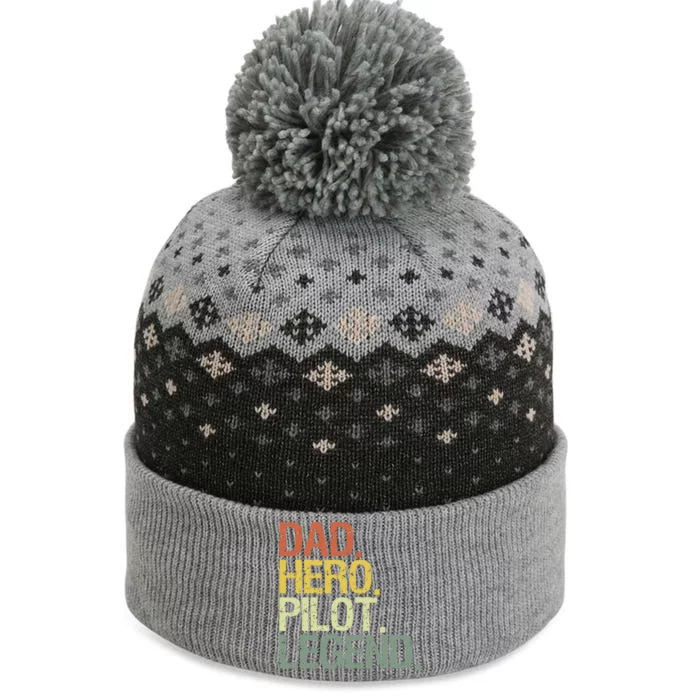 Pilot Dadpilot Dad The Baniff Cuffed Pom Beanie