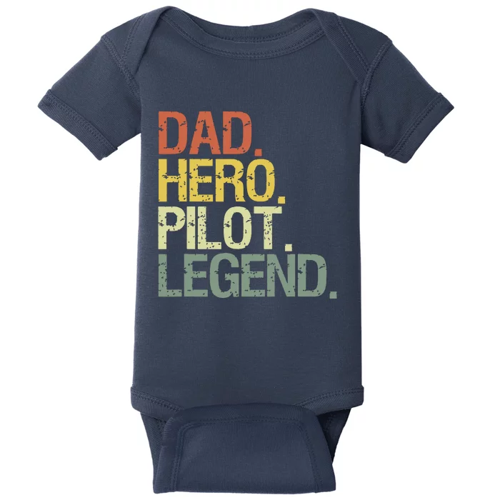 Pilot Dadpilot Dad Baby Bodysuit