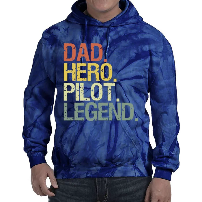 Pilot Dadpilot Dad Tie Dye Hoodie