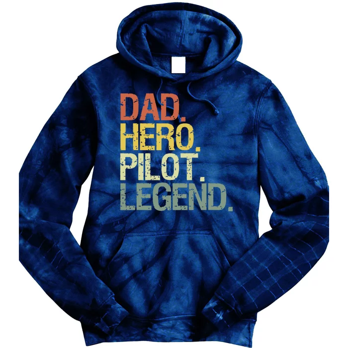 Pilot Dadpilot Dad Tie Dye Hoodie