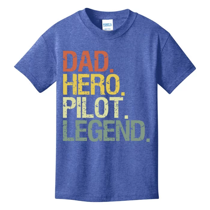 Pilot Dadpilot Dad Kids T-Shirt