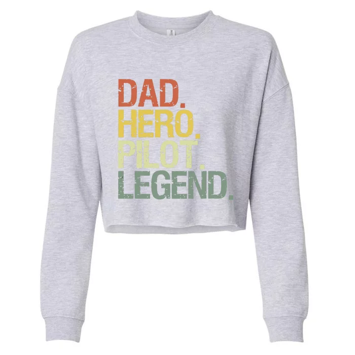 Pilot Dadpilot Dad Cropped Pullover Crew