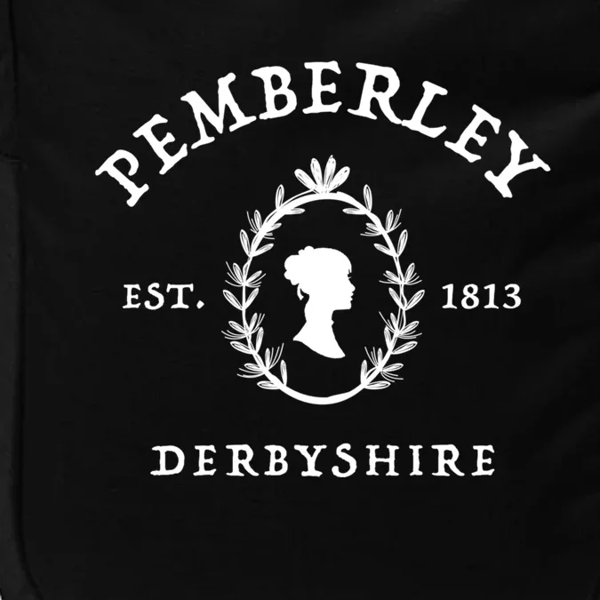 Pemberley Derbyshire Est 1813 Pride And Prejudice Jane Austen Impact Tech Backpack