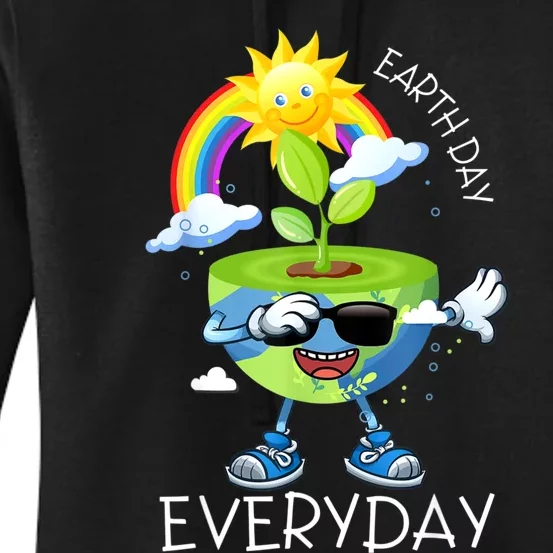 Planet Dabbing Earth Day Everyday Women's Pullover Hoodie