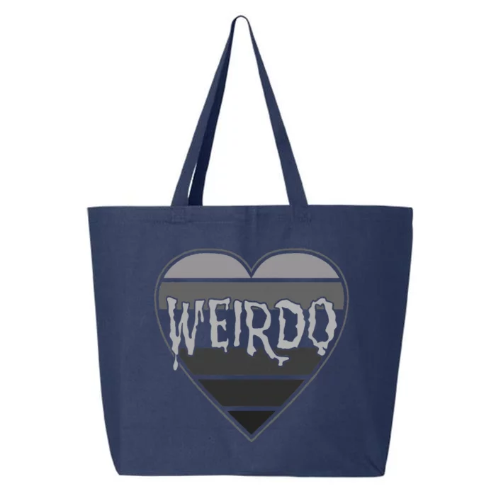 Punk Dark Emo Funny Goth Heavy Rock Music Weirdo 25L Jumbo Tote