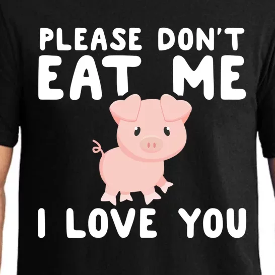 Please Dont Eat Me I Love You Gift Funny Vegetarian Vegan Gift Pajama Set