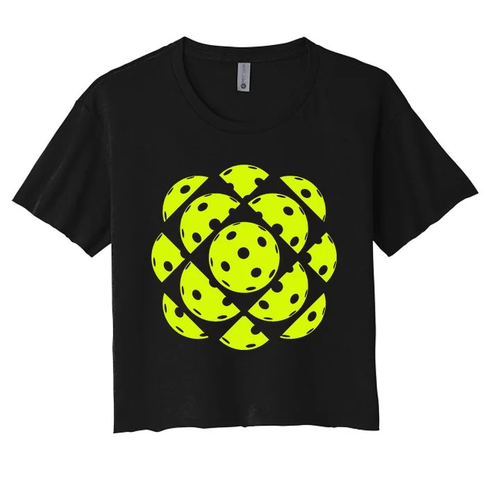 Pickleball Dimensions Expand Women's Crop Top Tee