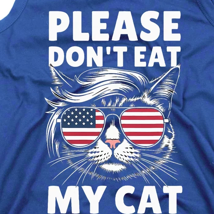 Please DonT Eat My Cat Strange News Tank Top