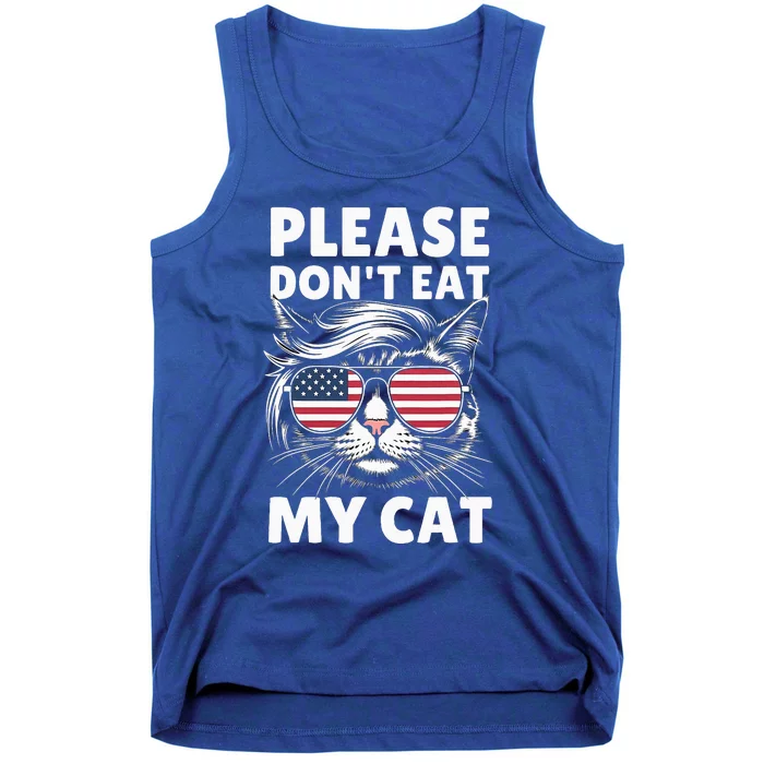 Please DonT Eat My Cat Strange News Tank Top