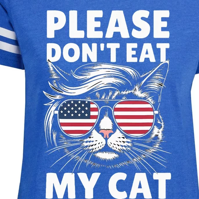 Please DonT Eat My Cat Strange News Enza Ladies Jersey Football T-Shirt