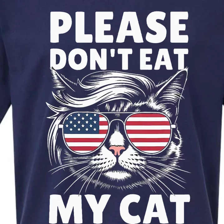 Please DonT Eat My Cat Strange News Sueded Cloud Jersey T-Shirt