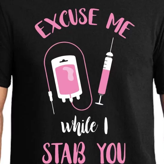 Phlebotomy Doctor Excuse Me Syringe Blood Phlebotomist Pajama Set