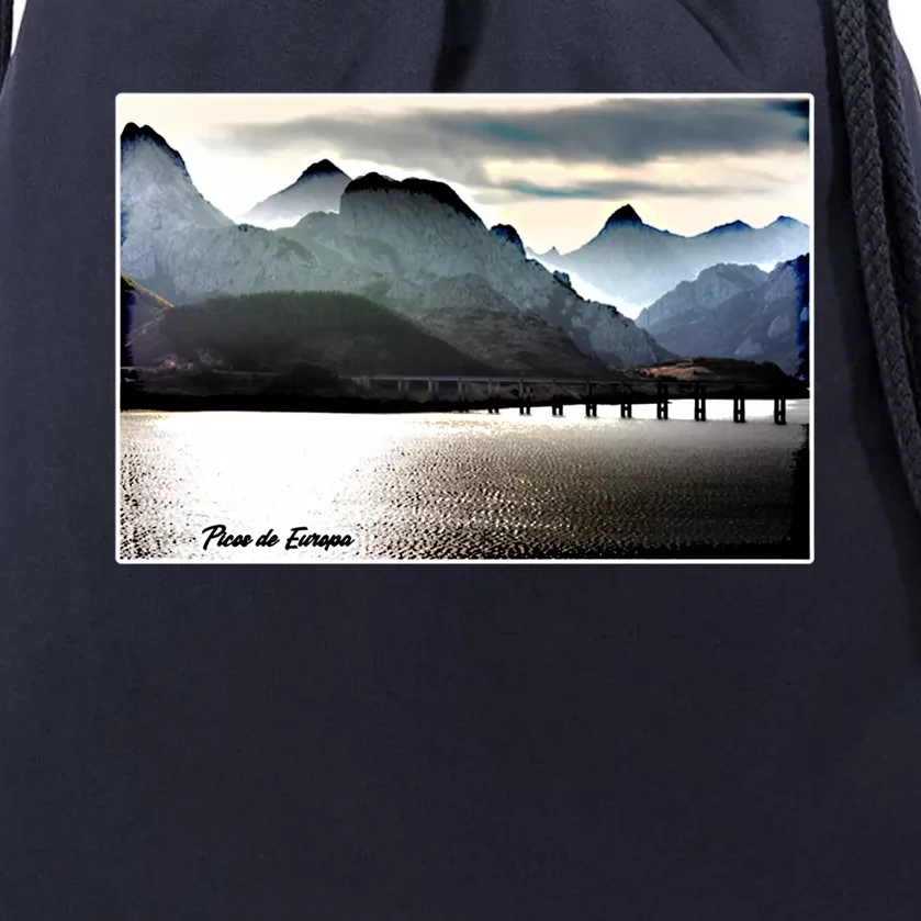 Picos De Europa Beautiful Earth Land And Sea Scapes Gift Drawstring Bag