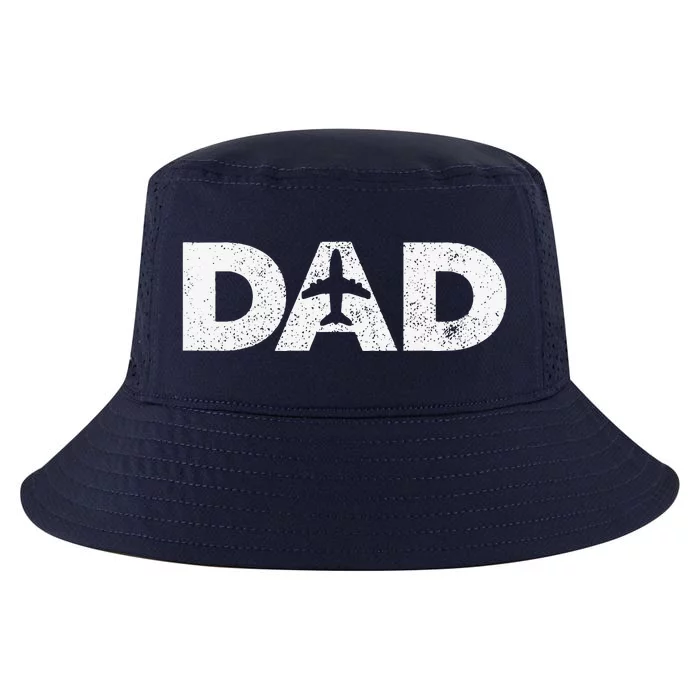 Pilot Dad Fathers Day Gift For Airplane And Aviation Lover Cool Comfort Performance Bucket Hat