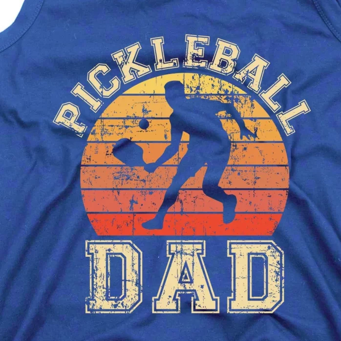 Pickleball Dad Funny Love Pickleball Player Father Daddy Funny Gift Tank Top